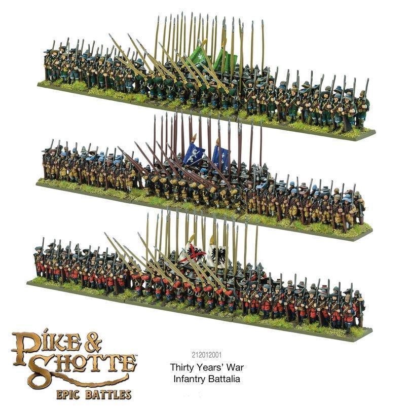 Epic Battles: Pike & Shotte Thirty Years War Infantry Battalia - Gap Games