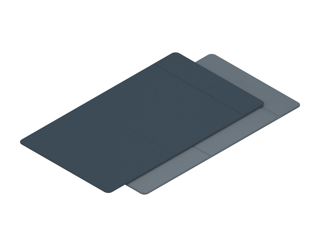 Heavy Play: ETB Playmat - Artificer Grey and Knight Grey