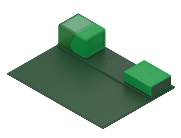 Heavy Play: ETB Playmat - Ranger Green and Druid Green