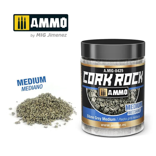 Ammo Terraform Cork Rock Stone Grey Medium (100ml)