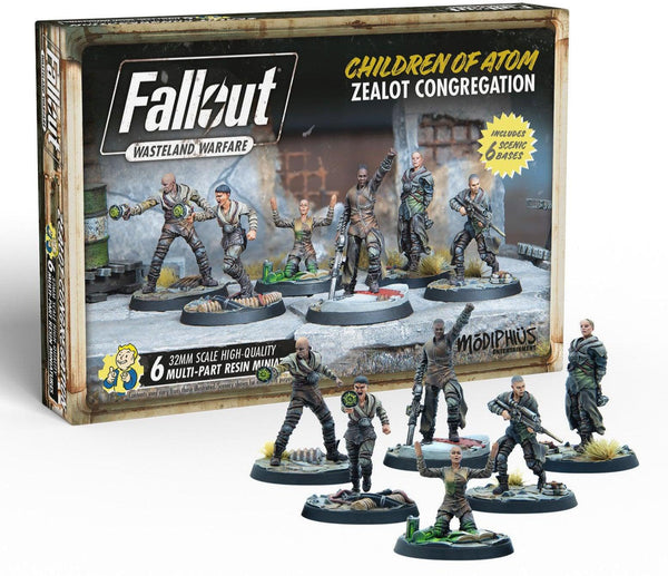Fallout RPG Wasteland Warfare - Children Of Atom Zealot Congregation - Gap Games