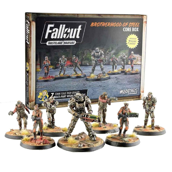 Fallout Wasteland Warfare Brotherhood of Steel Core Box Updated - Gap Games