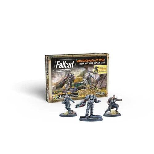Fallout Wasteland Warfare - Brotherhood of Steel - Elder Maxon & Captain Kells - Gap Games