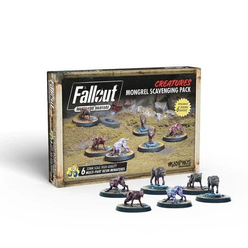 Fallout Wasteland Warfare - Creatures: Mongrel Scavenging Pack - Gap Games