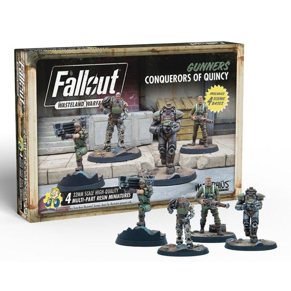 Fallout Wasteland Warfare - Gunners Conquerors of Quincy - Gap Games