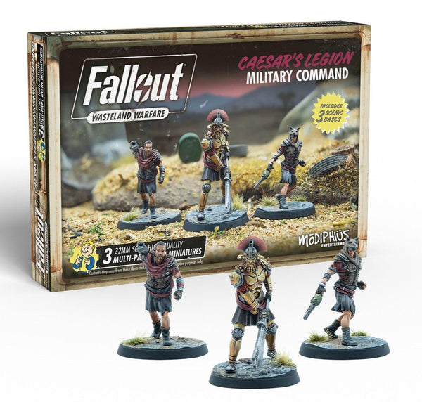 Fallout Wasteland Warfare Miniatures - Casesars Legion Military Command - Gap Games