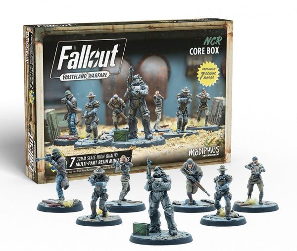 Fallout Wasteland Warfare Miniatures - NCR Core Box - Gap Games