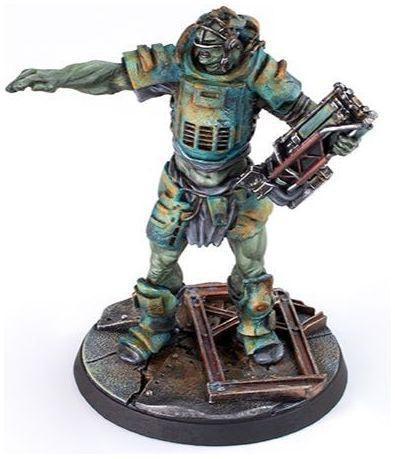 Fallout Wasteland Warfare Miniatures - Super Mutants Overlord and Fist - Gap Games