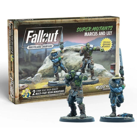Fallout Wasteland Warfare - Super Mutants Marcus and Lily - Gap Games