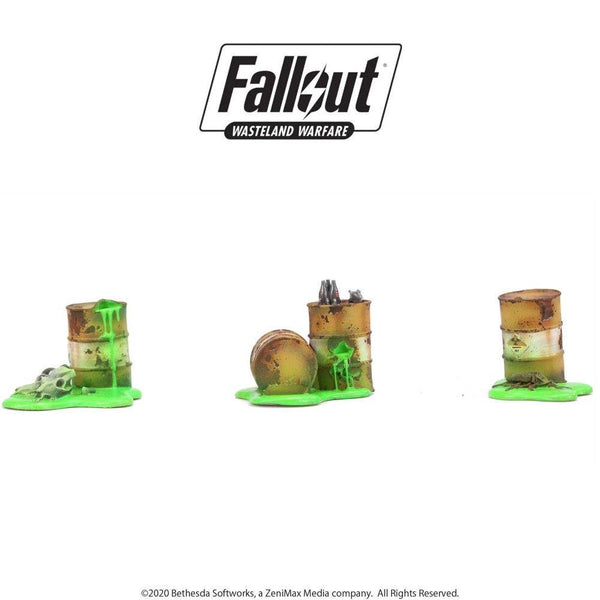 Fallout Wasteland Warfare - Terrain Expansion Radioactive Containers - Gap Games