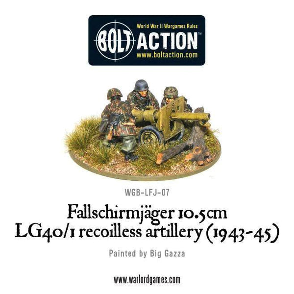 Fallschirmjager 10.5cm LG40/1 recoilless artillery (1943-45) - Gap Games