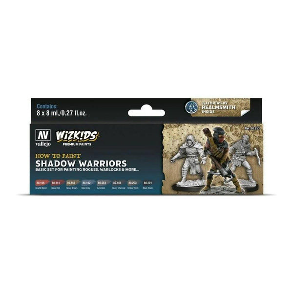 SALE Wizkids Premium Paint Set by Vallejo: Shadow Warriors - Gap Games