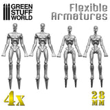 Flexible Armatures in 28 mm - Gap Games