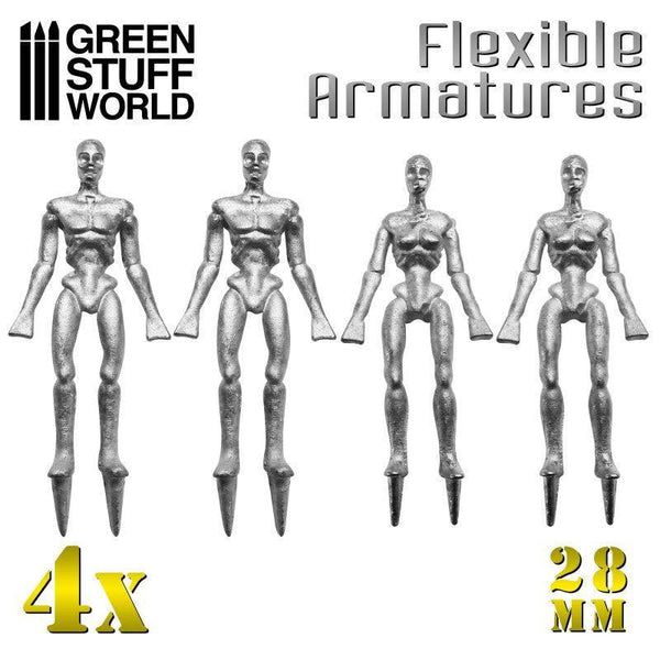 Flexible Armatures in 28 mm - Gap Games