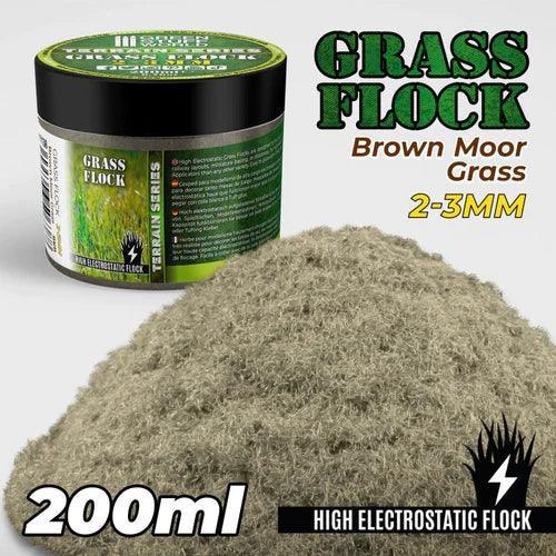 Flock 2-3mm 200ml - Brown Moor Grass - Gap Games