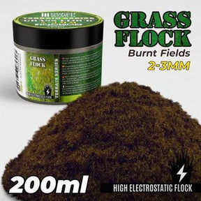Flock 2-3mm 200ml - Burnt Fields - Gap Games
