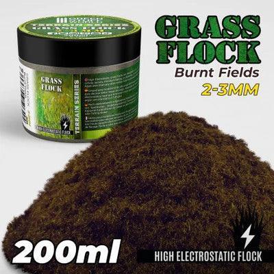 Flock 2-3mm 200ml - Burnt Fields - Gap Games