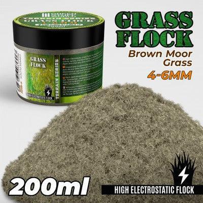 Flock 4-6mm 200ml - Brown Moor Grass - Gap Games