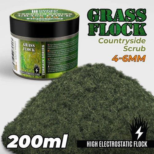 Flock 4-6mm 200ml - Countryside Scrub - Gap Games