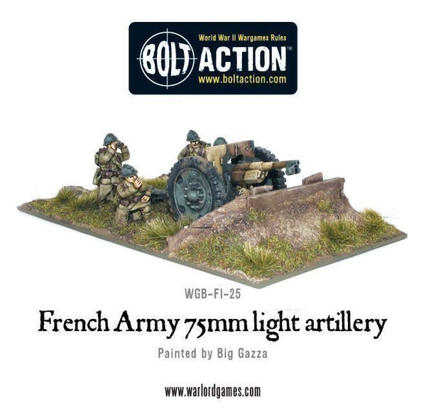 French Army 75mm light artillery - Gap Games