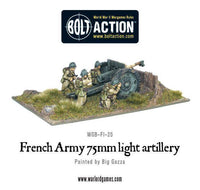 French Army 75mm light artillery - Gap Games