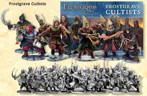 Frostgrave: Cultists III (FGVP12) - Set Di Miniature Per Wargame, Età 12+