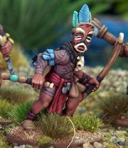 Frostgrave Ghost Arcipelago Tribals Sprue Singola Con Basi - Foto 12