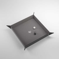 Gamegenic Magnetic Dice Tray Square Black/Gray - Gap Games