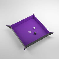 Gamegenic Magnetic Dice Tray Square Black/Purple - Gap Games