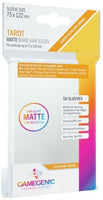 Gamegenic Matte Board Game Sleeves - Tarot Sizes (73mm x 122mm) (50 Sleeves Per Pack) - Gap Games