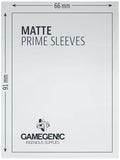 Gamegenic Matte Prime Card Sleeves Black (66mm x 91mm) (100 Sleeves Per Pack) - Gap Games