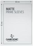 Gamegenic Matte Prime Card Sleeves Blue (66mm x 91mm) (100 Sleeves Per Pack) - Gap Games