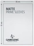 Gamegenic Matte Prime Card Sleeves Lime (66mm x 91mm) (100 Sleeves Per Pack) - Gap Games