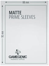 Gamegenic Matte Prime Card Sleeves Orange (66mm x 91mm) (100 Sleeves Per Pack) - Gap Games