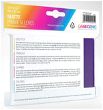 Gamegenic Matte Prime Card Sleeves Purple (66mm x 91mm) (100 Sleeves Per Pack) - Gap Games