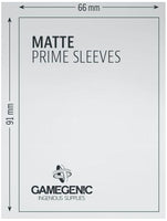 Gamegenic Matte Prime Card Sleeves Purple (66mm x 91mm) (100 Sleeves Per Pack) - Gap Games