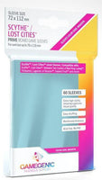 Gamegenic Prime Board Game Sleeves - Scythe/Lost Cities (72mm x 112mm) (60 Sleeves Per Pack) - Gap Games