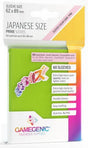 Gamegenic Prime Japanese Sized Sleeves - Size Code PINK - Sleeve Colour Lime (62mm x 89mm) (60 Sleeves Per Pack) - Gap Games