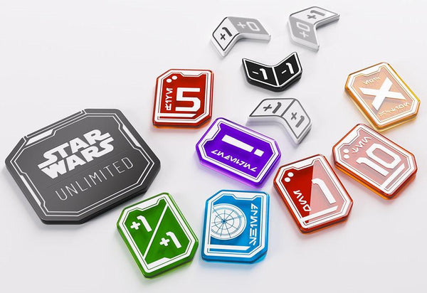Gamegenic Star Wars Unlimited Acrylic Tokens - Pre-Order - Gap Games