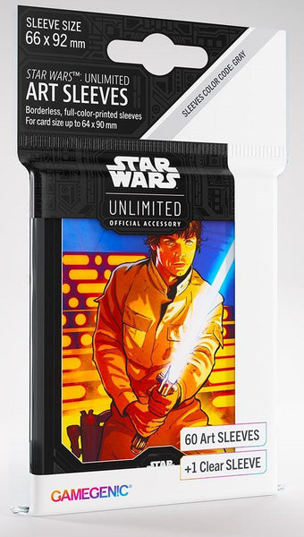 Gamegenic Star Wars Unlimited Art Sleeves - Luke Skywalker - Pre-Order - Gap Games