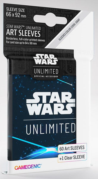 Gamegenic Star Wars Unlimited Art Sleeves - Space Blue - Pre-Order - Gap Games