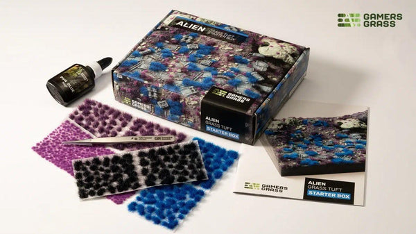 Gamer's Grass - Alien Grass Tuft Starter Box - Gap Games