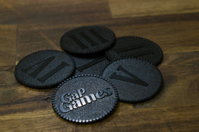Gap Games Deluxe Metal 40mm Objective Tokens - Gap Games