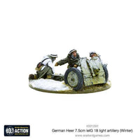 German Heer 7.5cm leIG 18 light artillery (Winter) - Gap Games