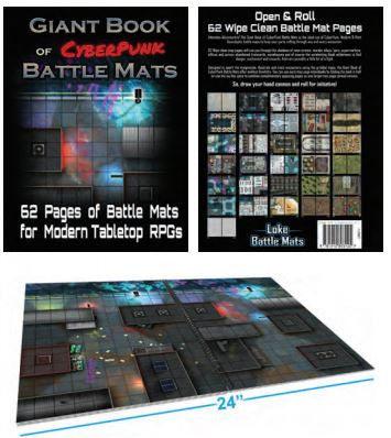 Giant Book of CyberPunk Battle Mats - Gap Games