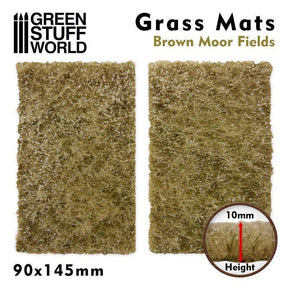 Grass Mat Cutouts - Brown Moor Fields - Gap Games