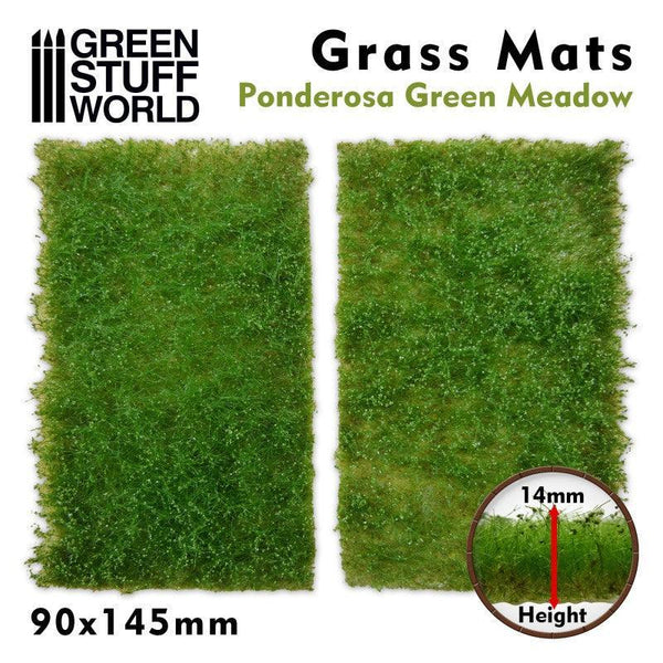 Grass Mat Cutouts - Ponderosa Green Meadow - Gap Games