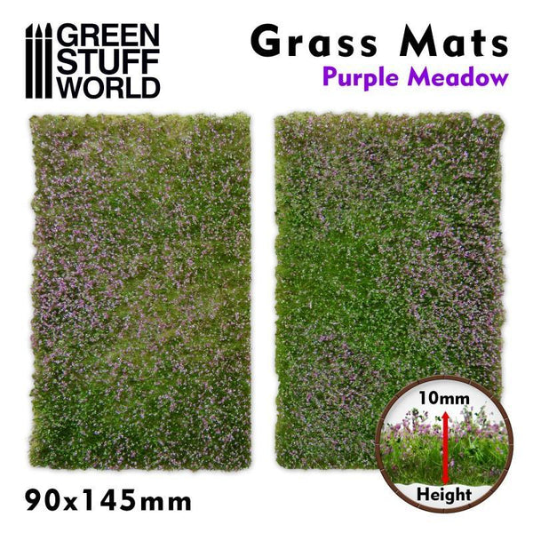 Grass Mat Cutouts - Purple Meadow - Gap Games