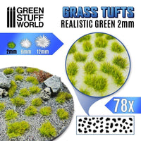 Grass Tufts - 2mm Self-Adhesive Realistic - Gap Games