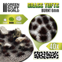 Grass Tufts 6mm Self-Adhesive - BURNT - Gap Games